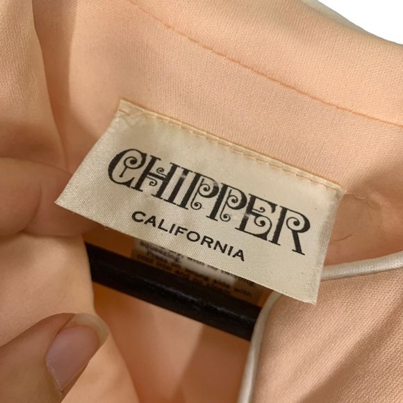 Vintage 70s Orange Sleeveless Waist Tie Below Knee Day Dress Small - Picture 7 of 8